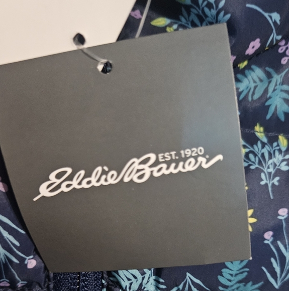 Eddie Bauer Dark Blue Floral Jacket - Picture 4 of 11